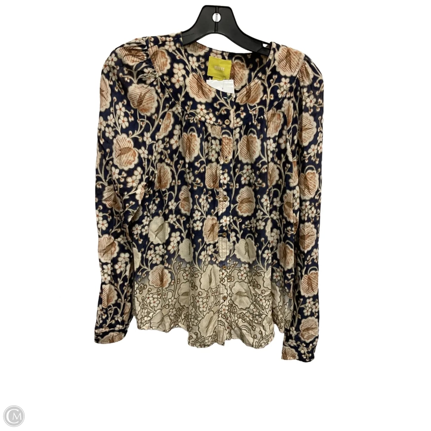 Top Long Sleeve By Maeve In Multi-colored, Size: S