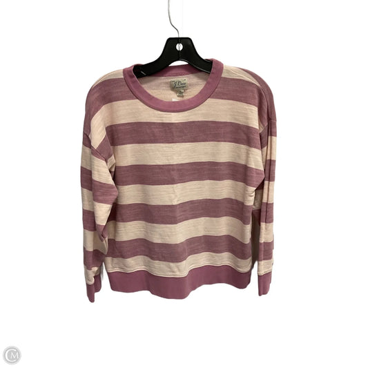 Sweatshirt Crewneck By J. Crew In Striped Pattern, Size: S