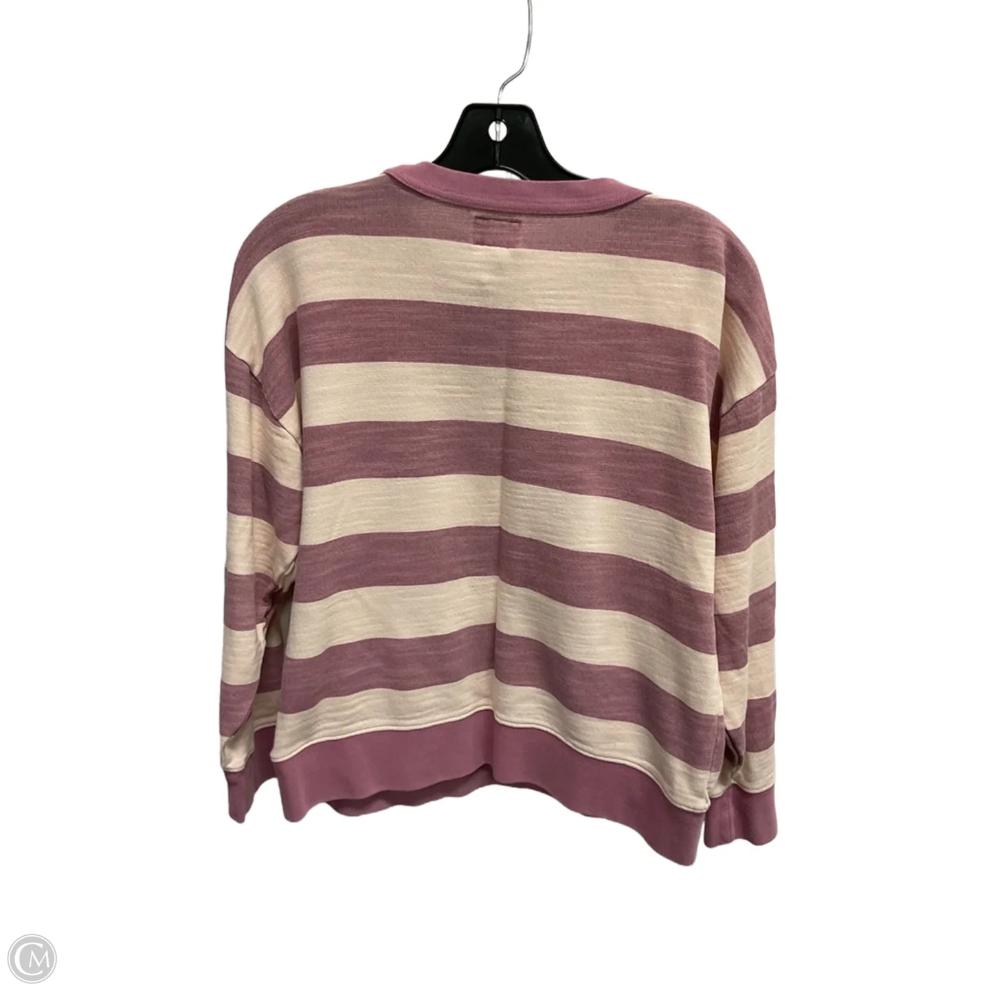 Sweatshirt Crewneck By J. Crew In Striped Pattern, Size: S