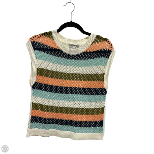 Top Sleeveless By Frye And Co In Striped Pattern, Size: Xs