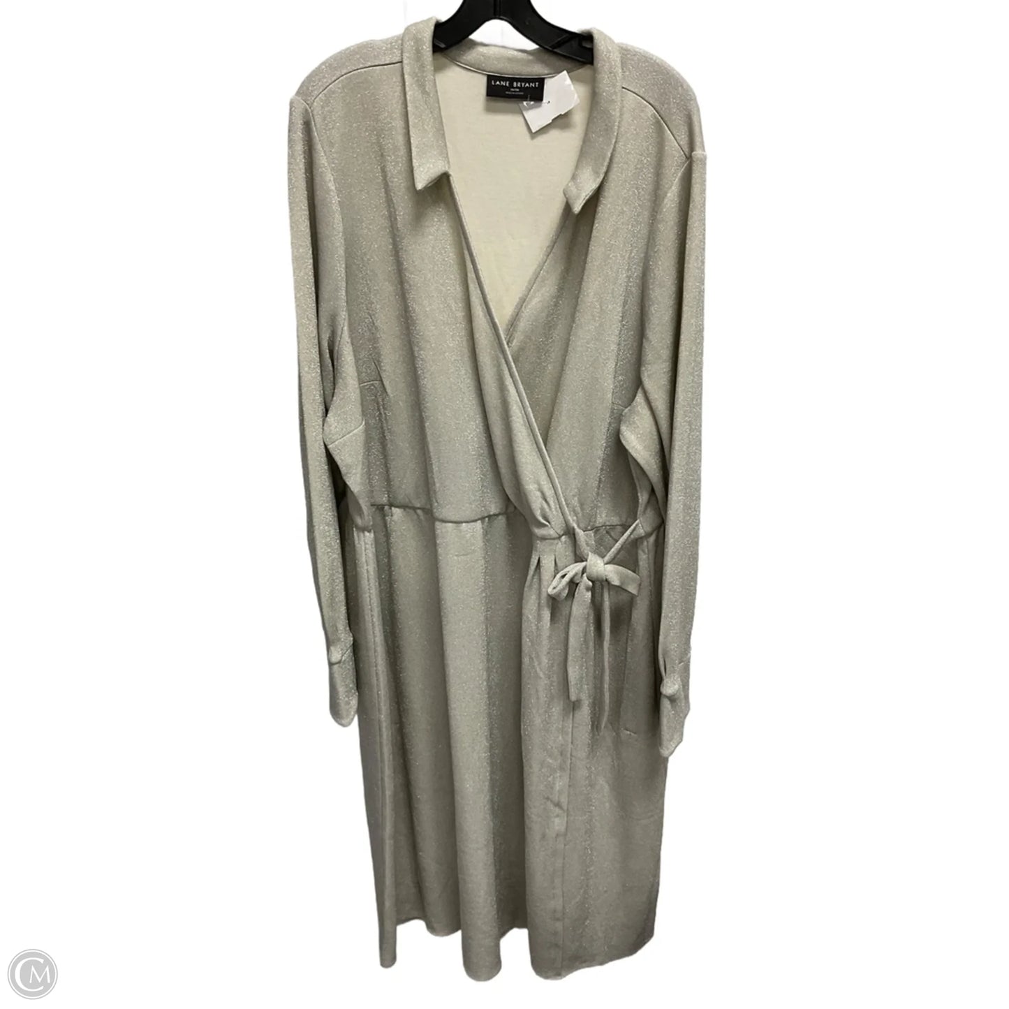 Dress Party Midi By Lane Bryant In Silver, Size: 4x