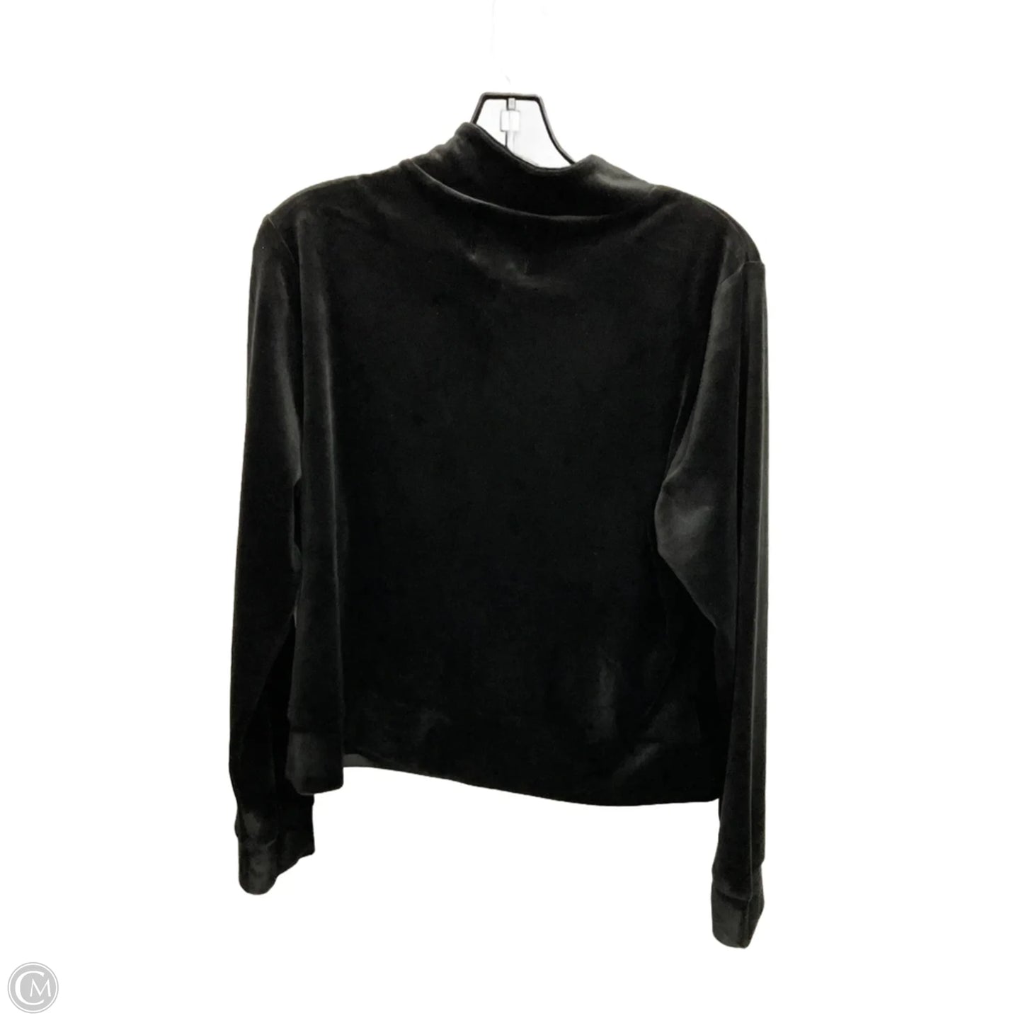 Athletic Jacket By Juicy Couture In Black, Size: L