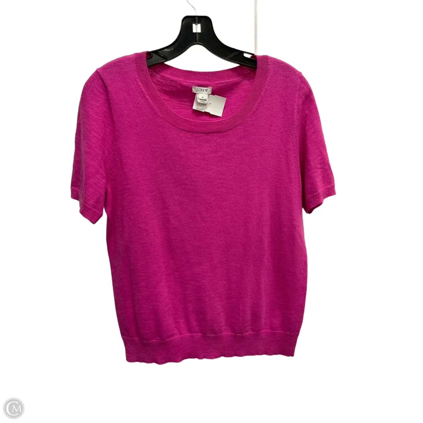 Sweater Short Sleeve By J. Crew In Pink, Size: M