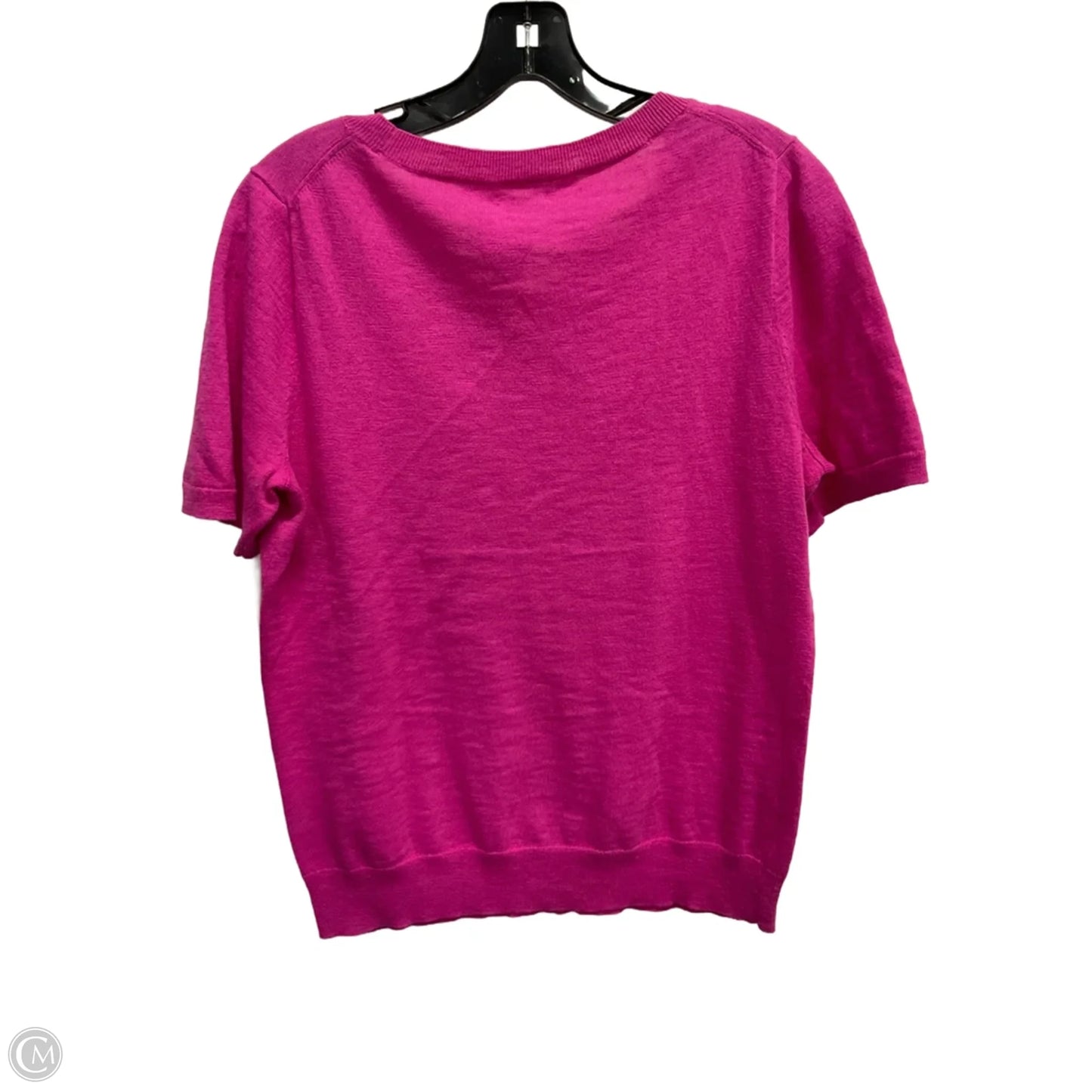 Sweater Short Sleeve By J. Crew In Pink, Size: M