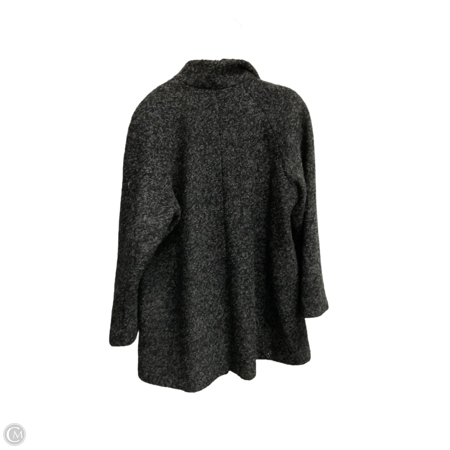Coat Faux Fur & Sherpa By Anne Klein In Grey, Size: Xl