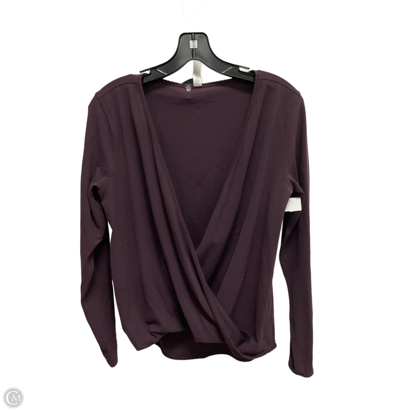Athletic Top Long Sleeve Crewneck By Lululemon In Purple, Size: S