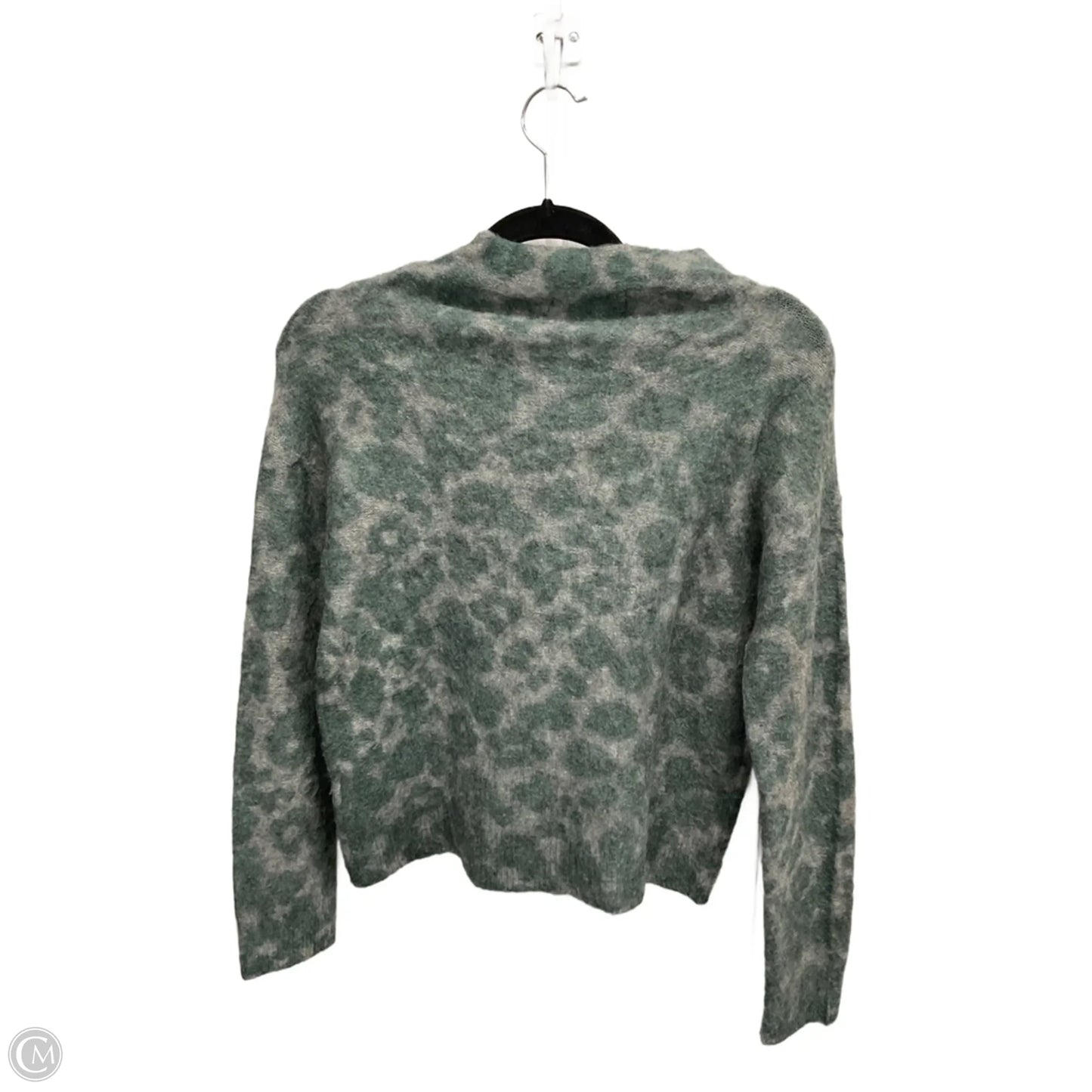 Sweater By Anthropologie In Green & Grey, Size: Xs