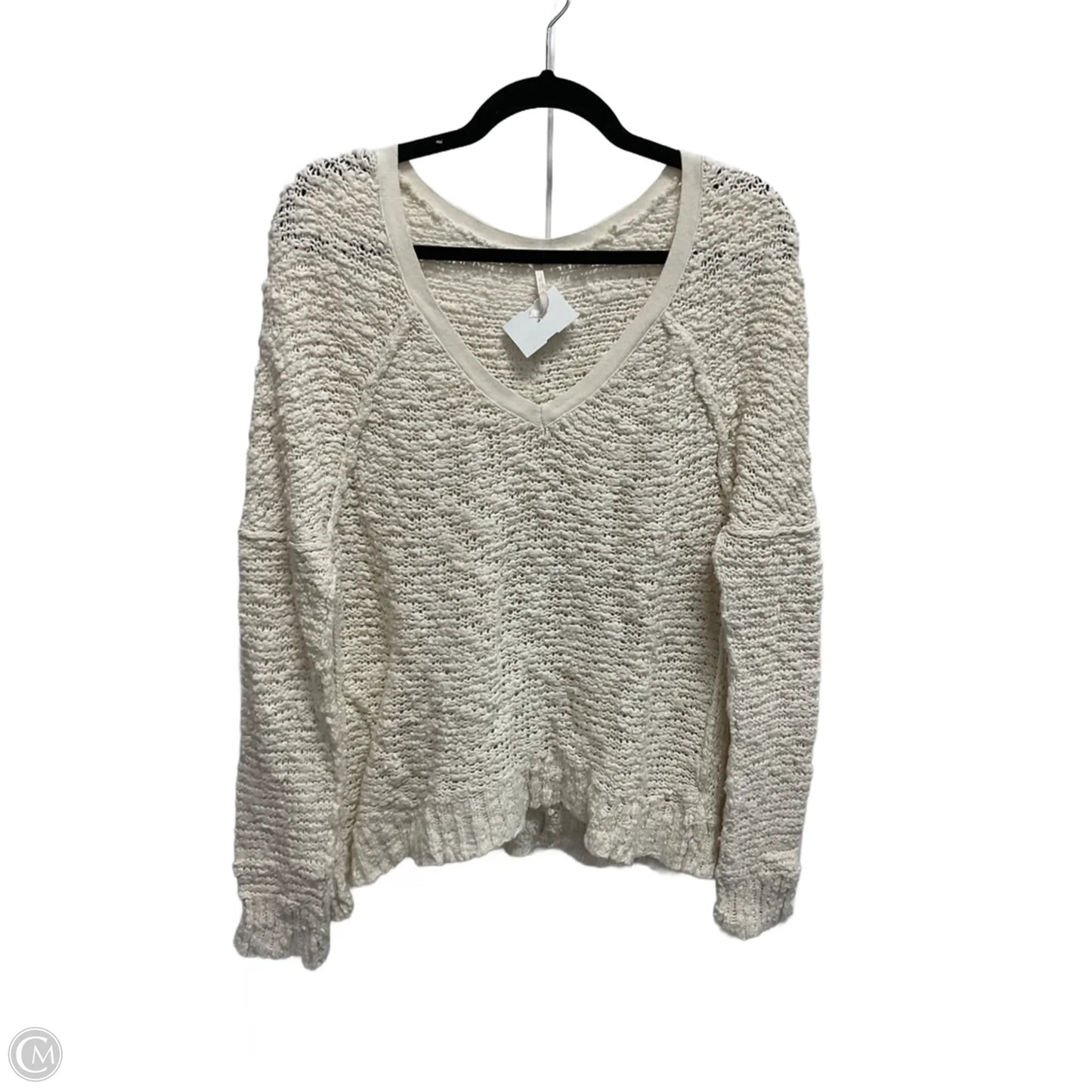 Sweater By Free People In White, Size: S