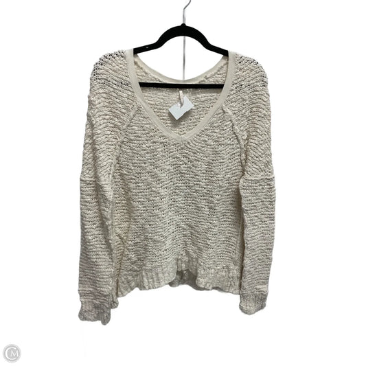 Sweater By Free People In White, Size: S
