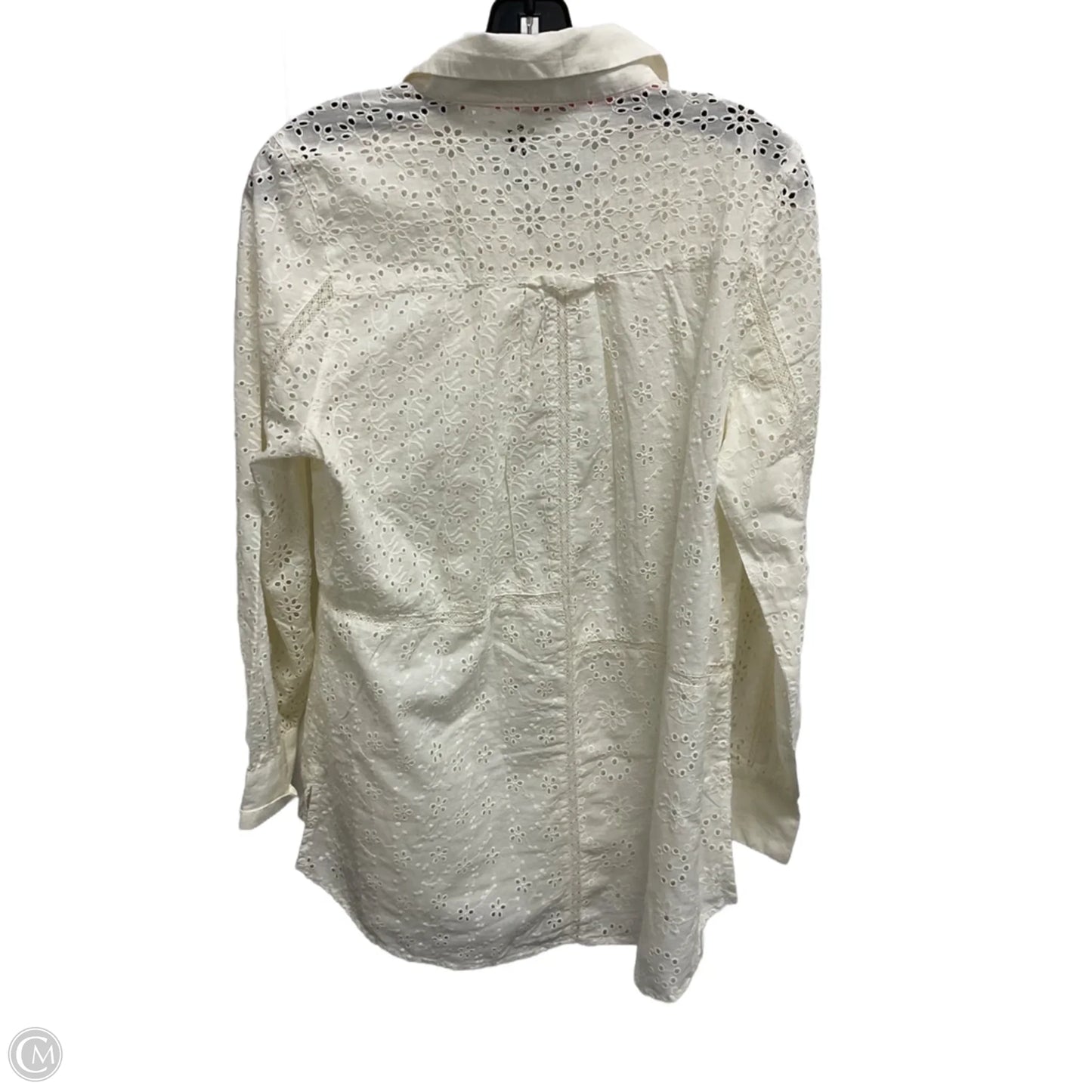 Blouse Long Sleeve By Sundance In Cream, Size: M