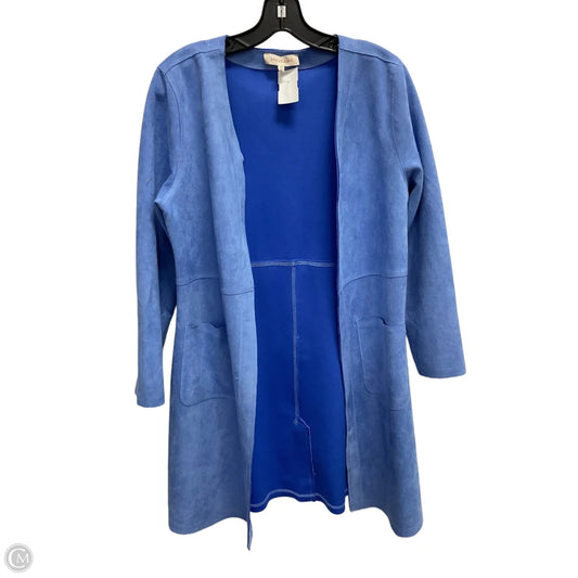 Jacket Shirt By Solitaire In Blue, Size: M