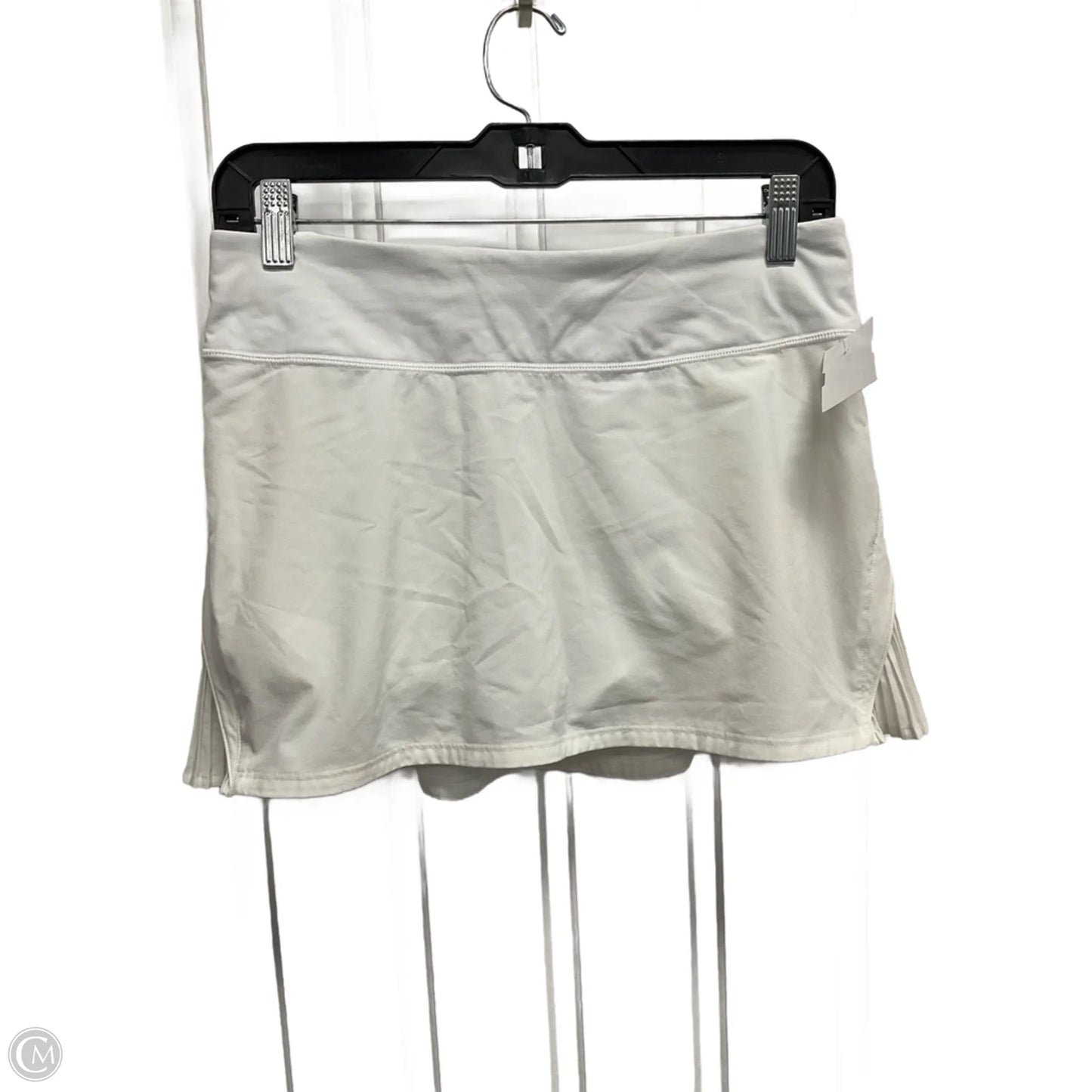 Athletic Skort By Lululemon In White, Size: S