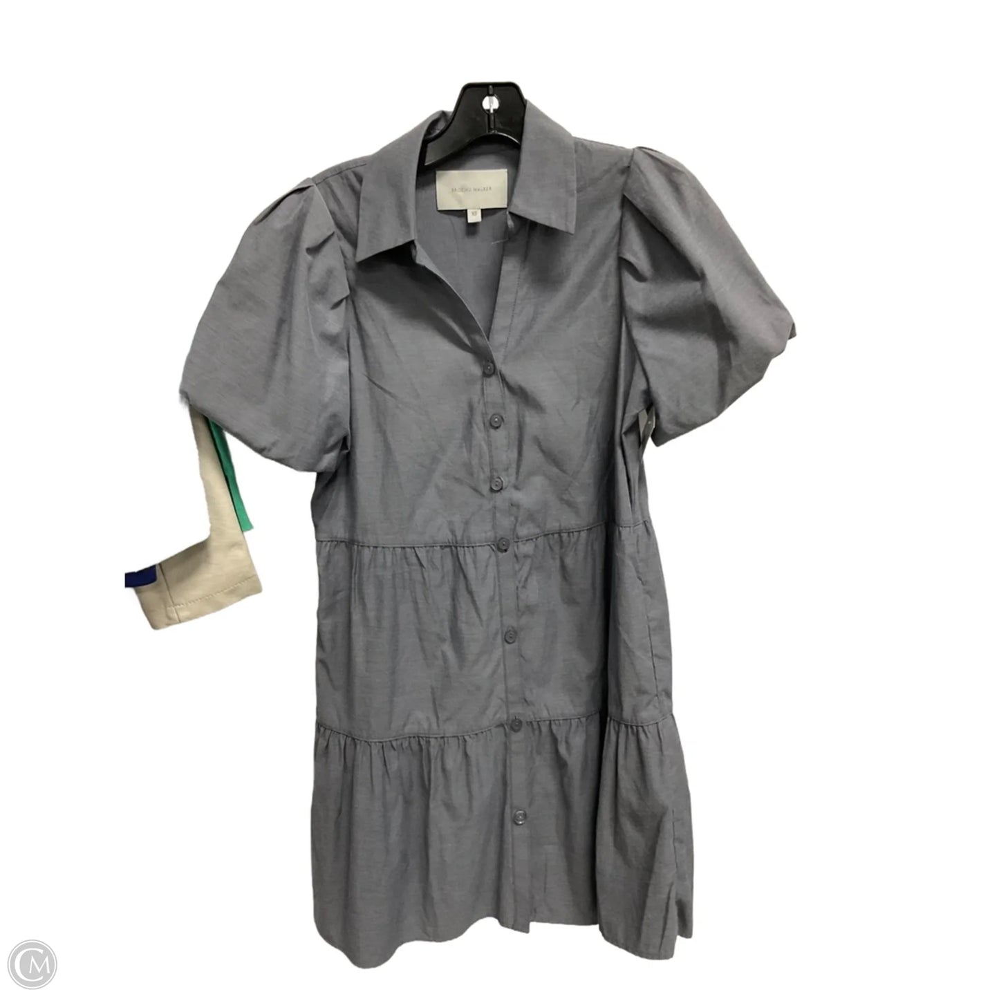 Dress Casual Midi By Cma In Grey, Size: Xs