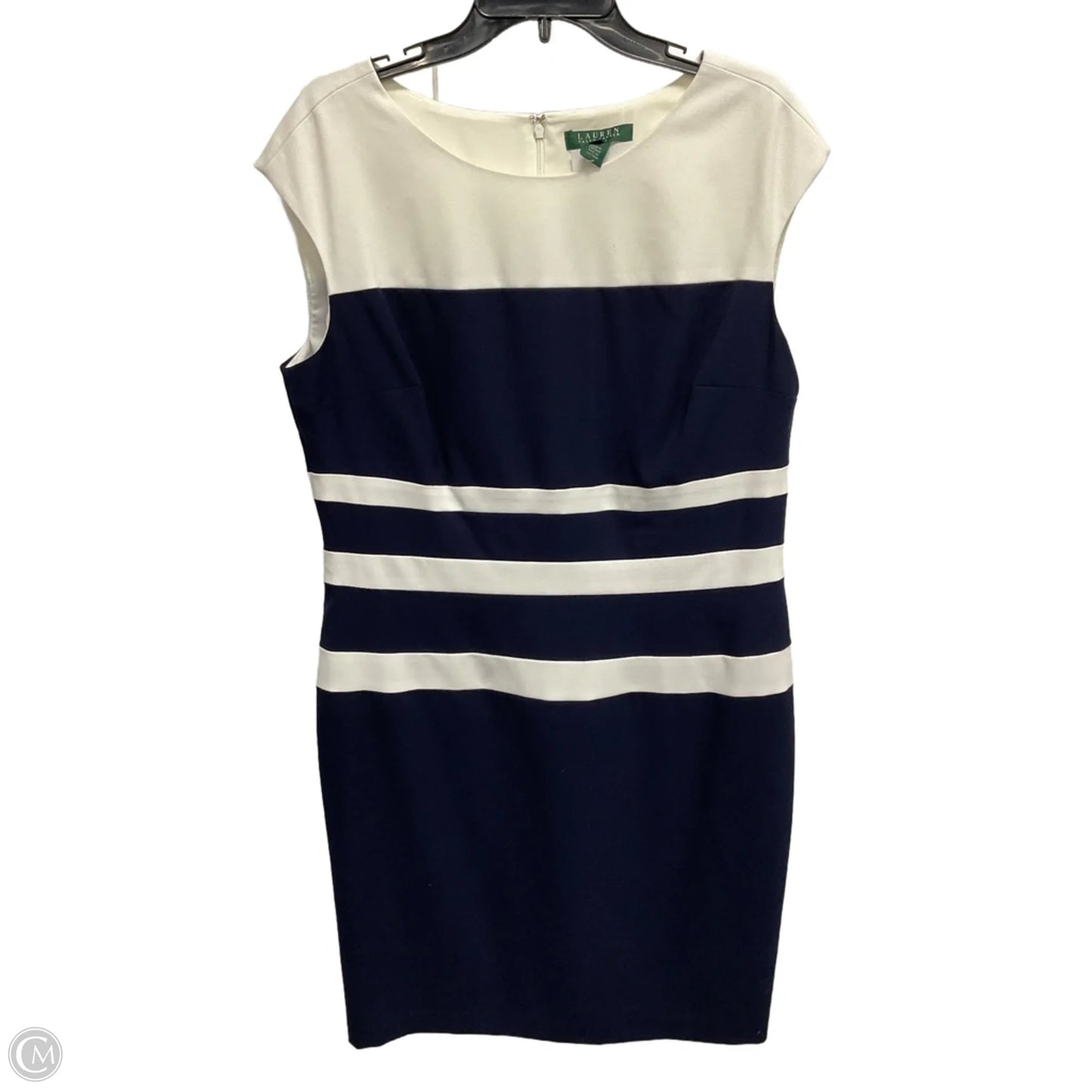 Dress Work By Ralph Lauren In Navy, Size: Xl