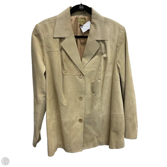 Jacket Moto Leather By Caslon In Tan, Size: 1x