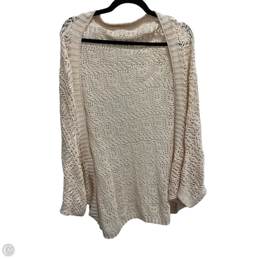 Cardigan By Care Wear In Tan, Size: M