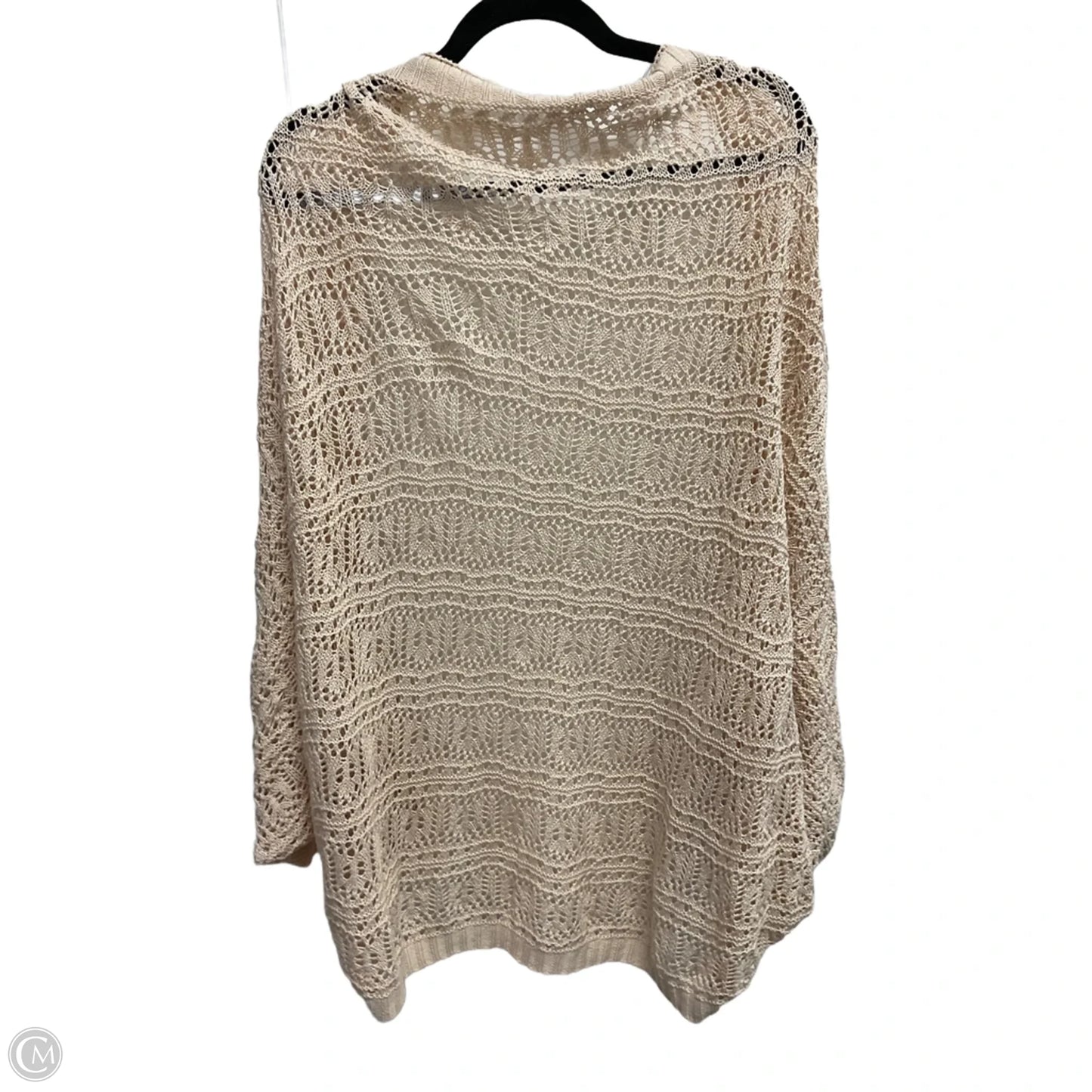 Cardigan By Care Wear In Tan, Size: M