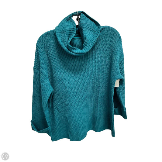 Sweater By Clothes Mentor In Teal, Size: S