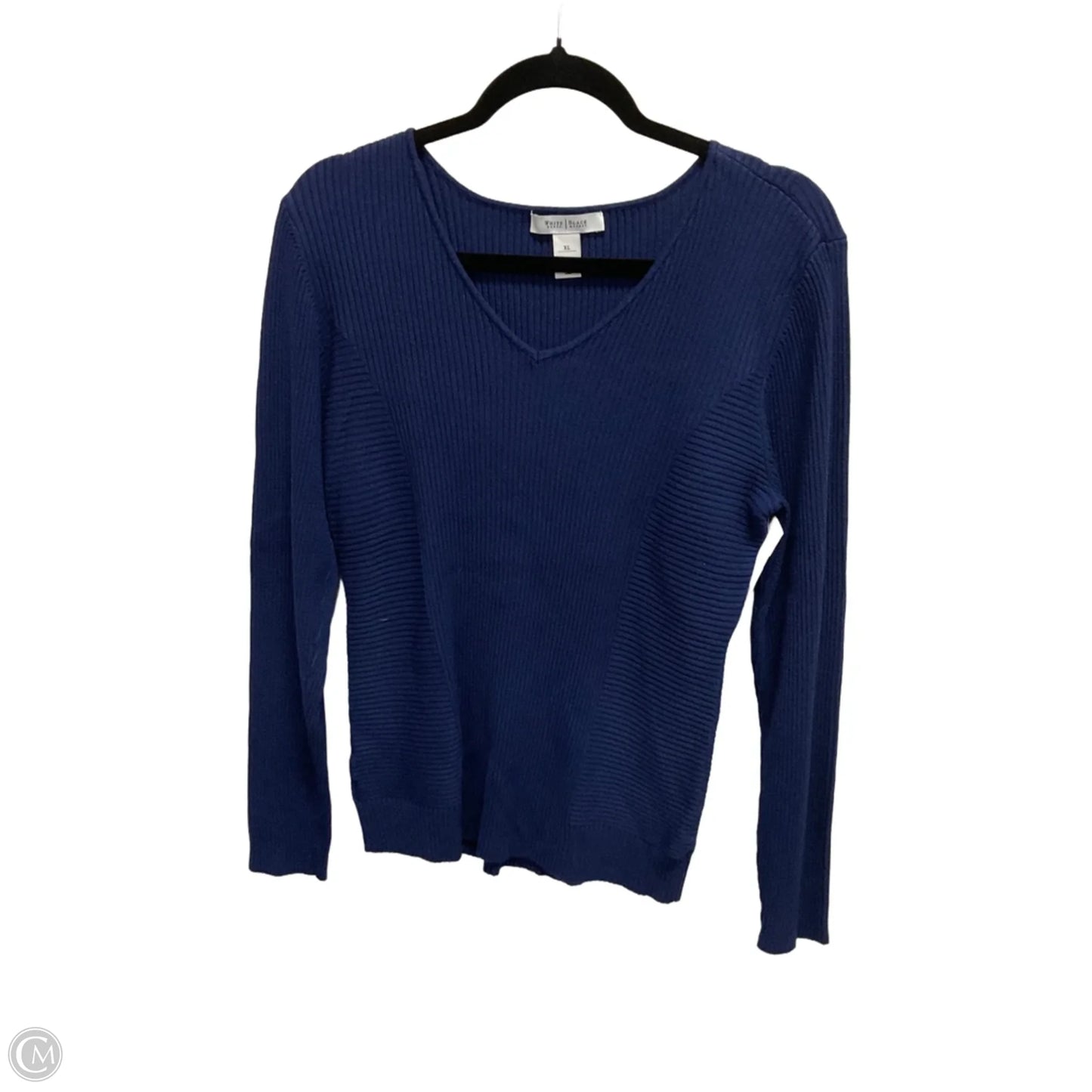 Sweater By White House Black Market In Navy, Size: Xl
