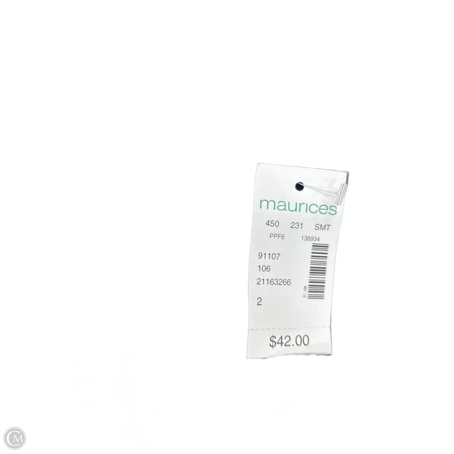 Blouse Short Sleeve By Maurices In Grey, Size: 2x