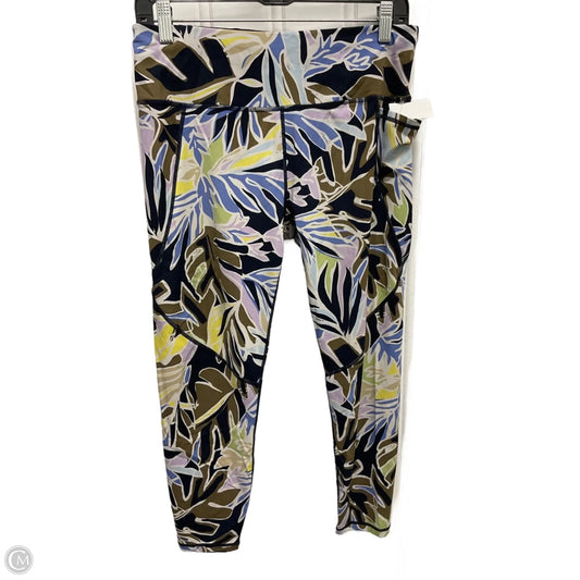 Athletic Capris By Sweaty Betty In Tropical Print, Size: L