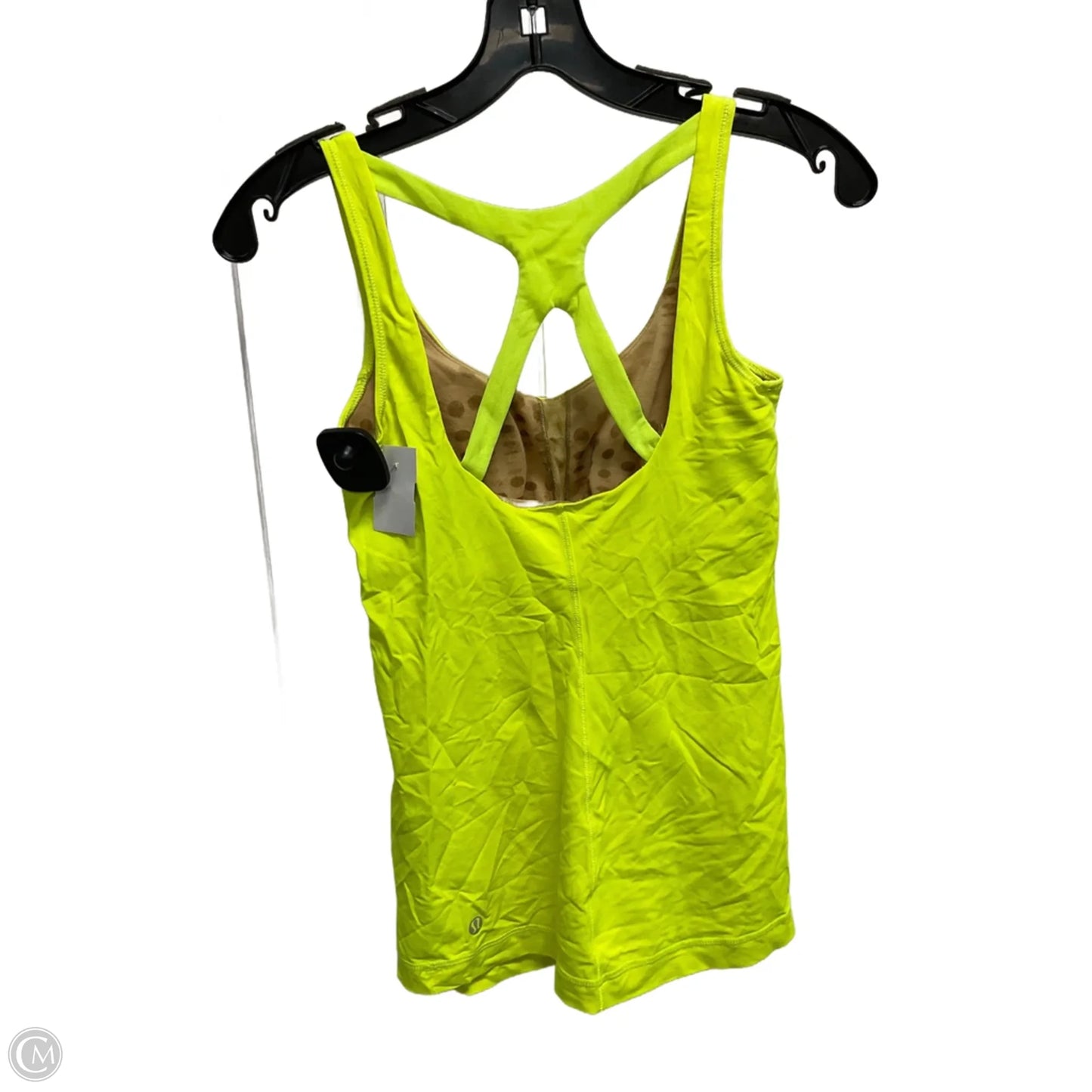 Athletic Tank Top By Lululemon In Yellow, Size: S