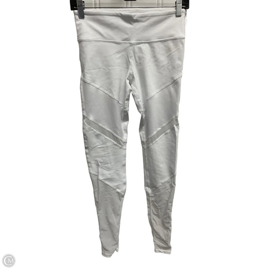 Athletic Leggings By Alo In White, Size: Xs