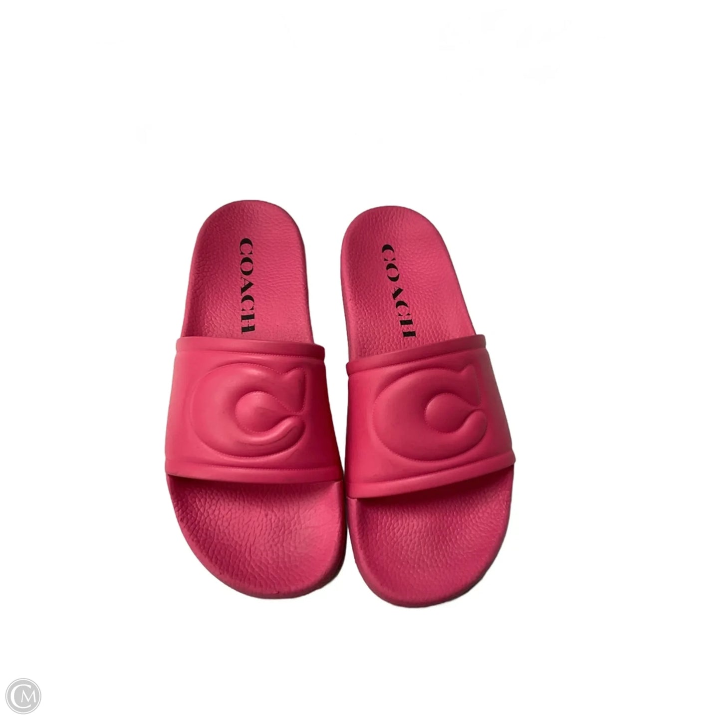 Sandals Designer By Coach In Pink, Size: 9