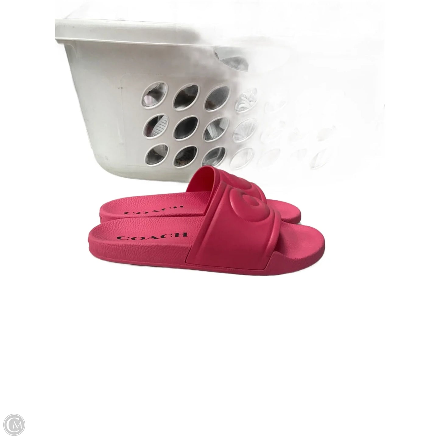 Sandals Designer By Coach In Pink, Size: 9