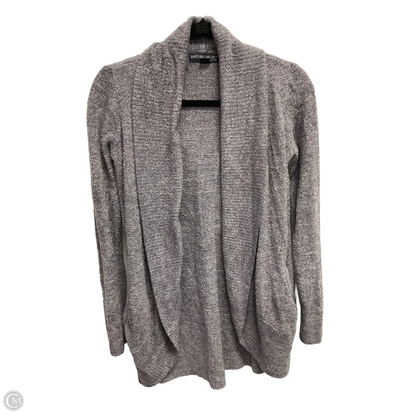 Sweater Cardigan By Barefoot Dreams In Grey, Size: S