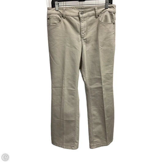 Jeans Boot Cut By Chicos In Tan Denim, Size: 8p