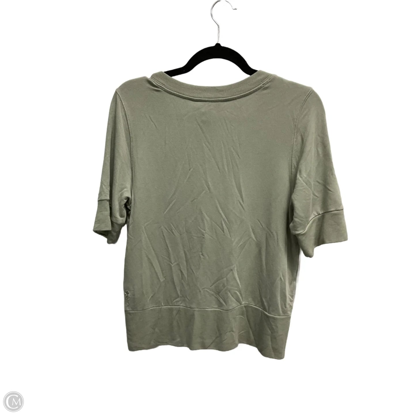 Top Short Sleeve By Athleta In Green, Size: M