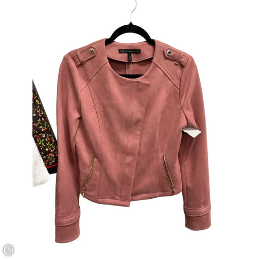 Jacket Moto By White House Black Market In Pink, Size: S