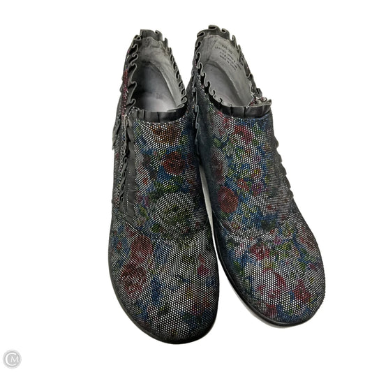 Shoes Heels Block By Alegria In Floral Print, Size: 6.5
