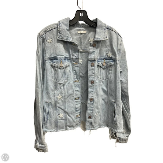 Jacket Denim By Maurices In Blue Denim, Size: L