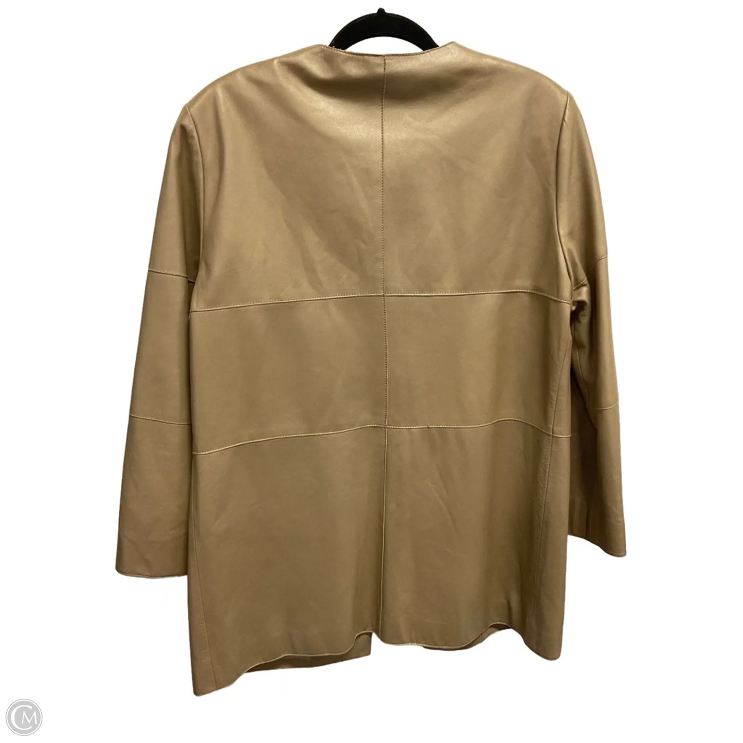 Jacket Luxury Designer By St John Collection In Gold, Size: M