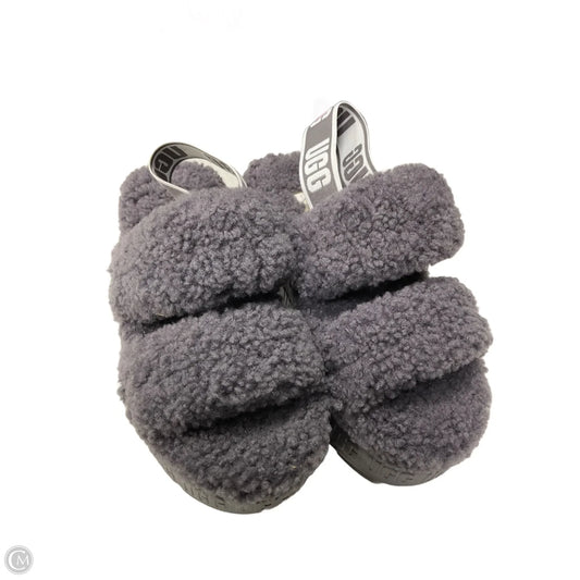 Slippers Designer By Ugg In Purple, Size: 7