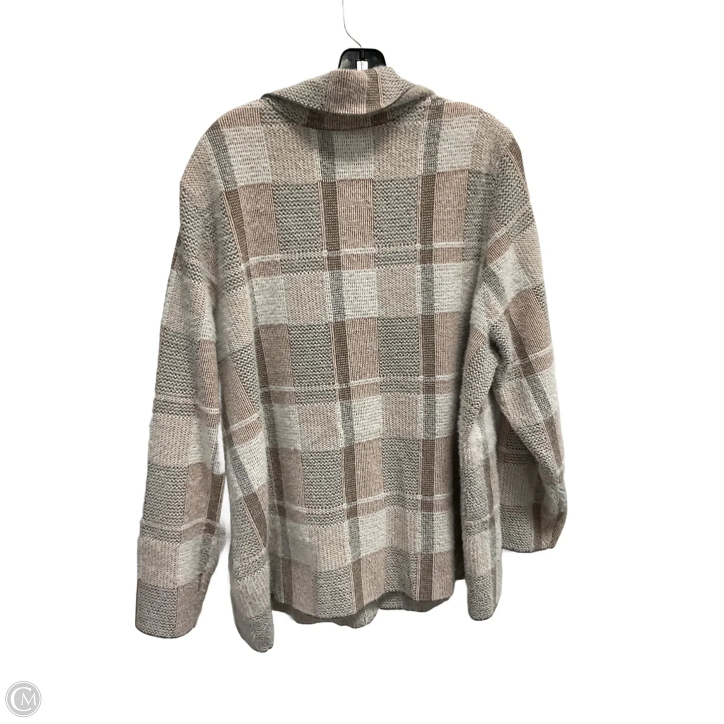 Jacket Shirt By Rachel Zoe In Plaid Pattern, Size: 3x