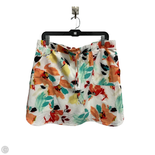 Athletic Skort By Chicos In Multi-colored, Size: 12