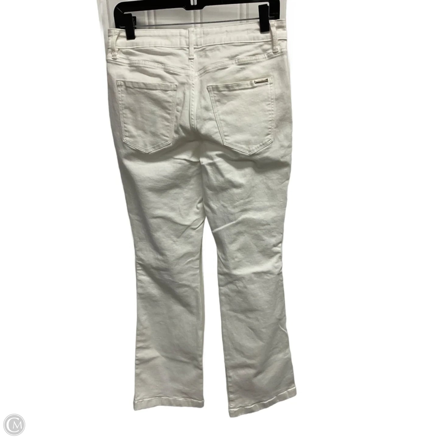 Jeans Flared By White House Black Market In White Denim, Size: 6