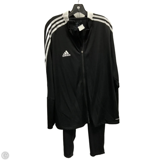 Athletic Pants 2pc By Adidas In Black, Size: 4x