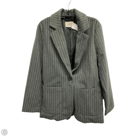 Blazer By Universal Thread In Striped Pattern, Size: S