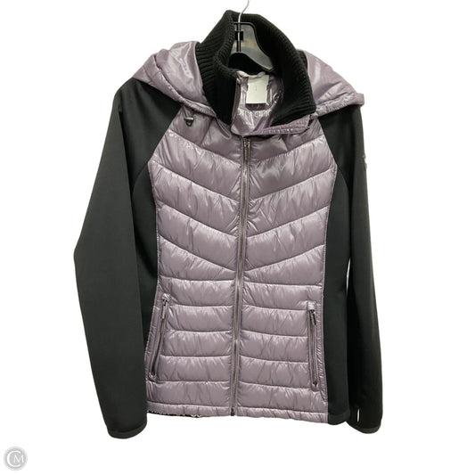 Jacket Puffer & Quilted By Calvin Klein In Purple, Size: S