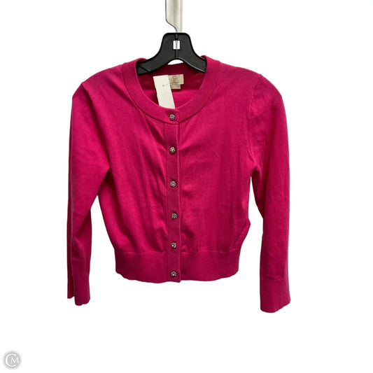 Cardigan Designer By Kate Spade In Pink, Size: Xs