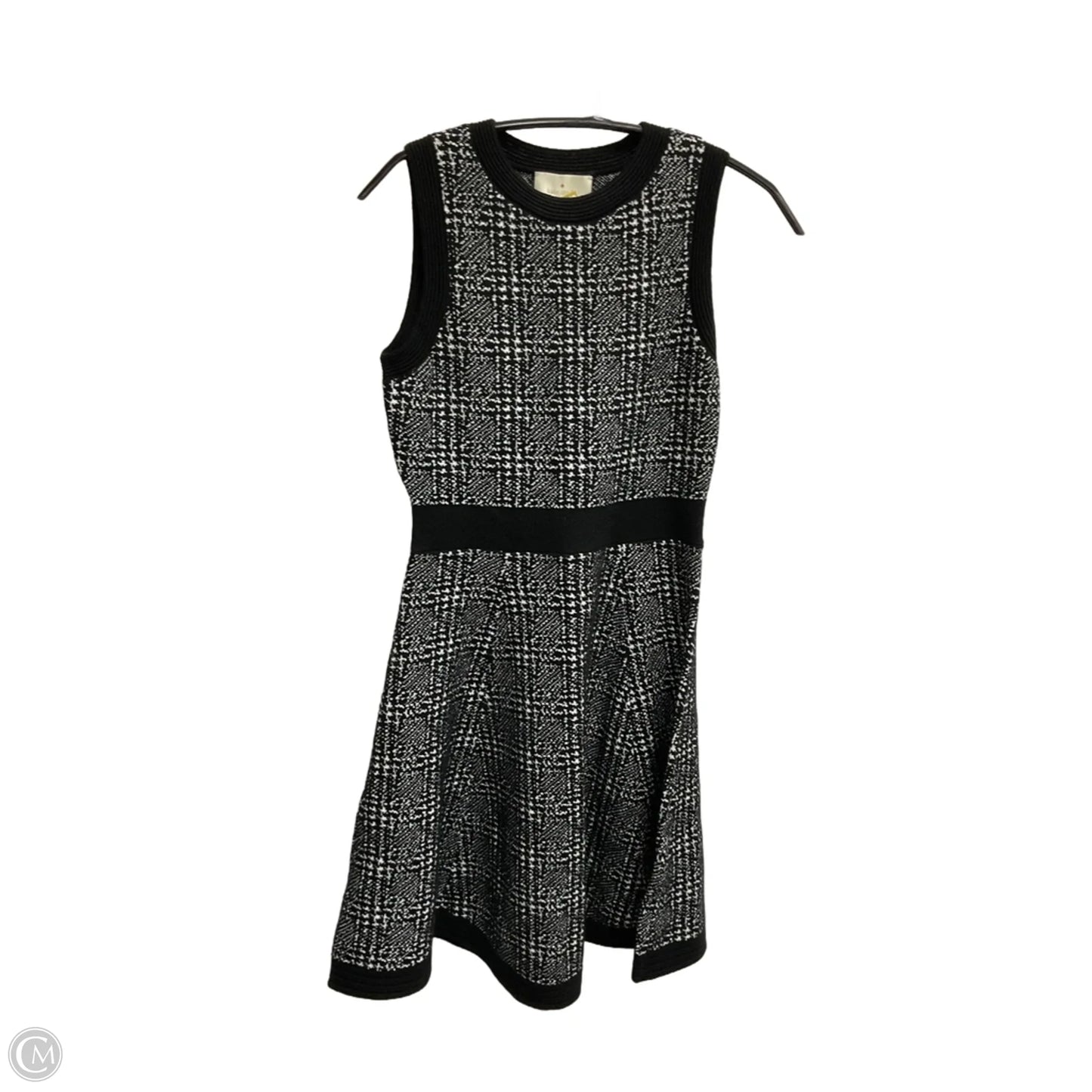 Dress Designer By Kate Spade In Black & White, Size: Xxs
