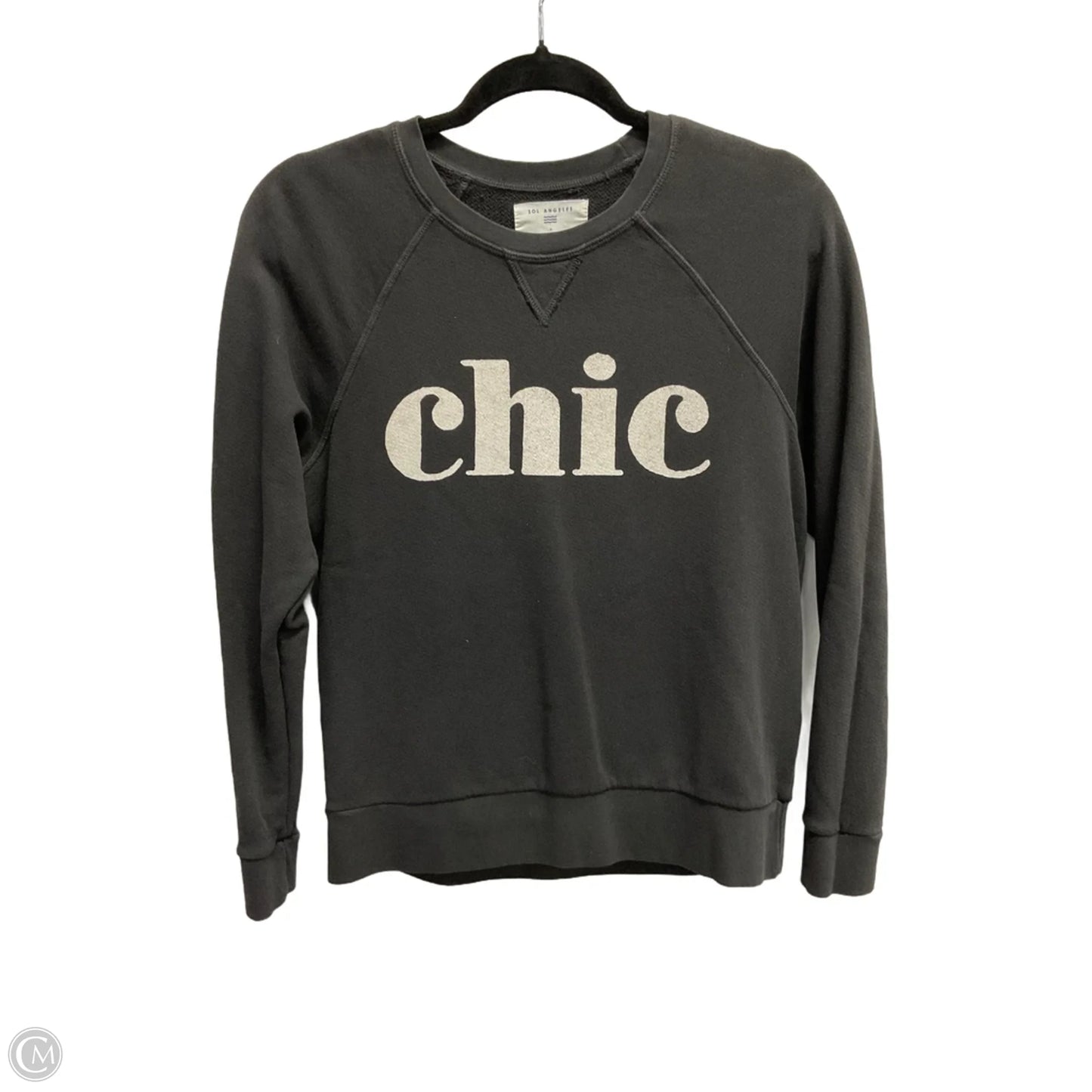 Sweatshirt Crewneck By Sol Angeles In Grey, Size: S