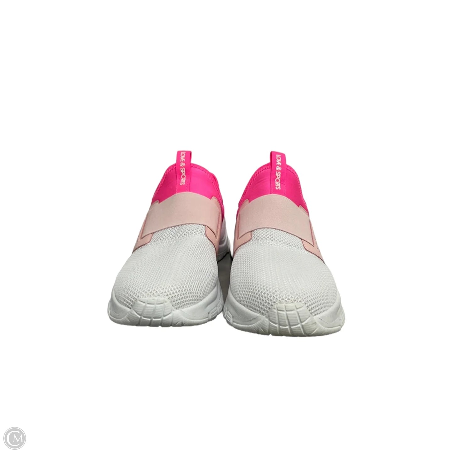 Shoes Sneakers By Love & Sports In Pink & White, Size: 9