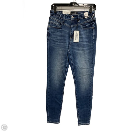 Jeans Skinny By Judy Blue In Blue Denim, Size: 4