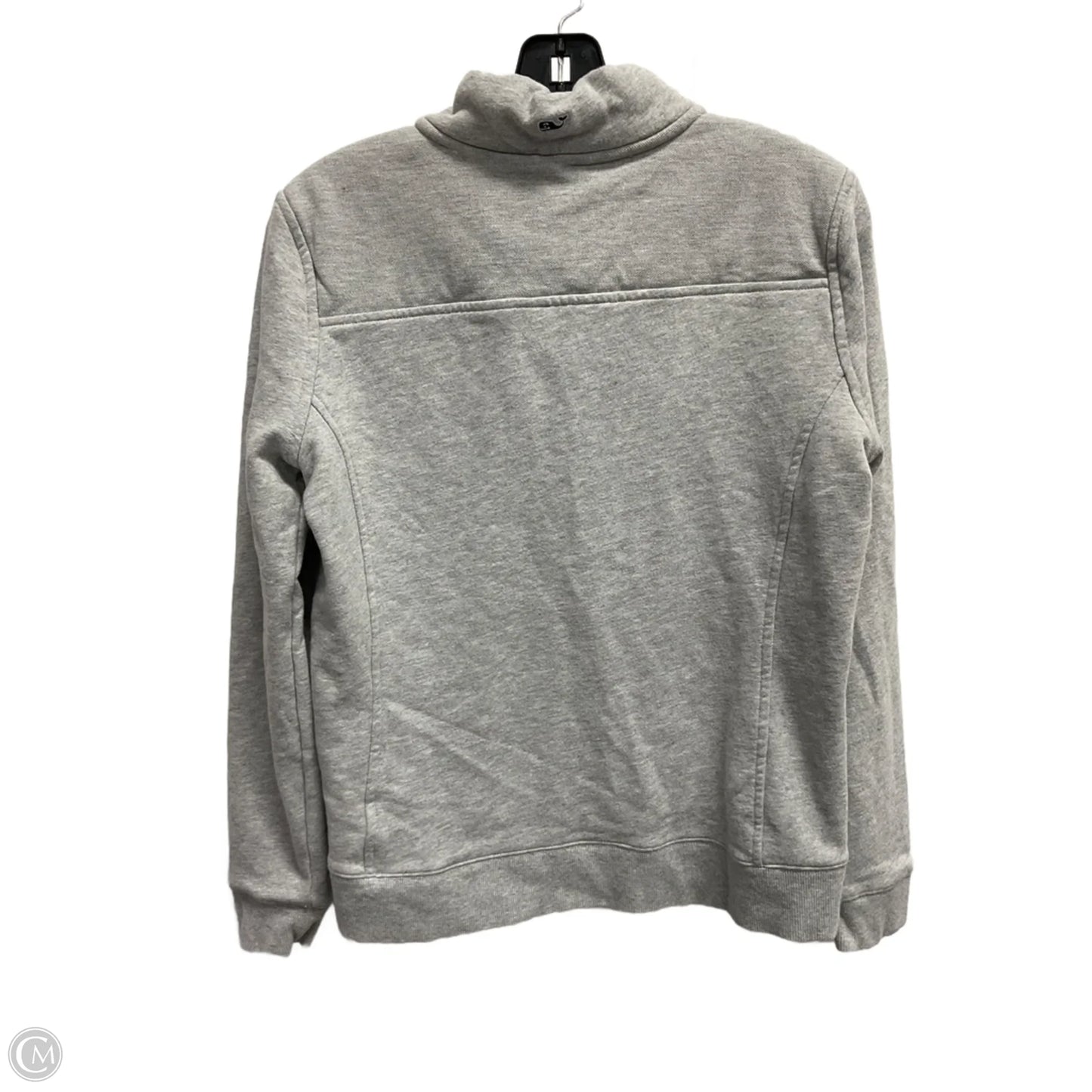 Sweatshirt Collar By Vineyard Vines In Grey, Size: M