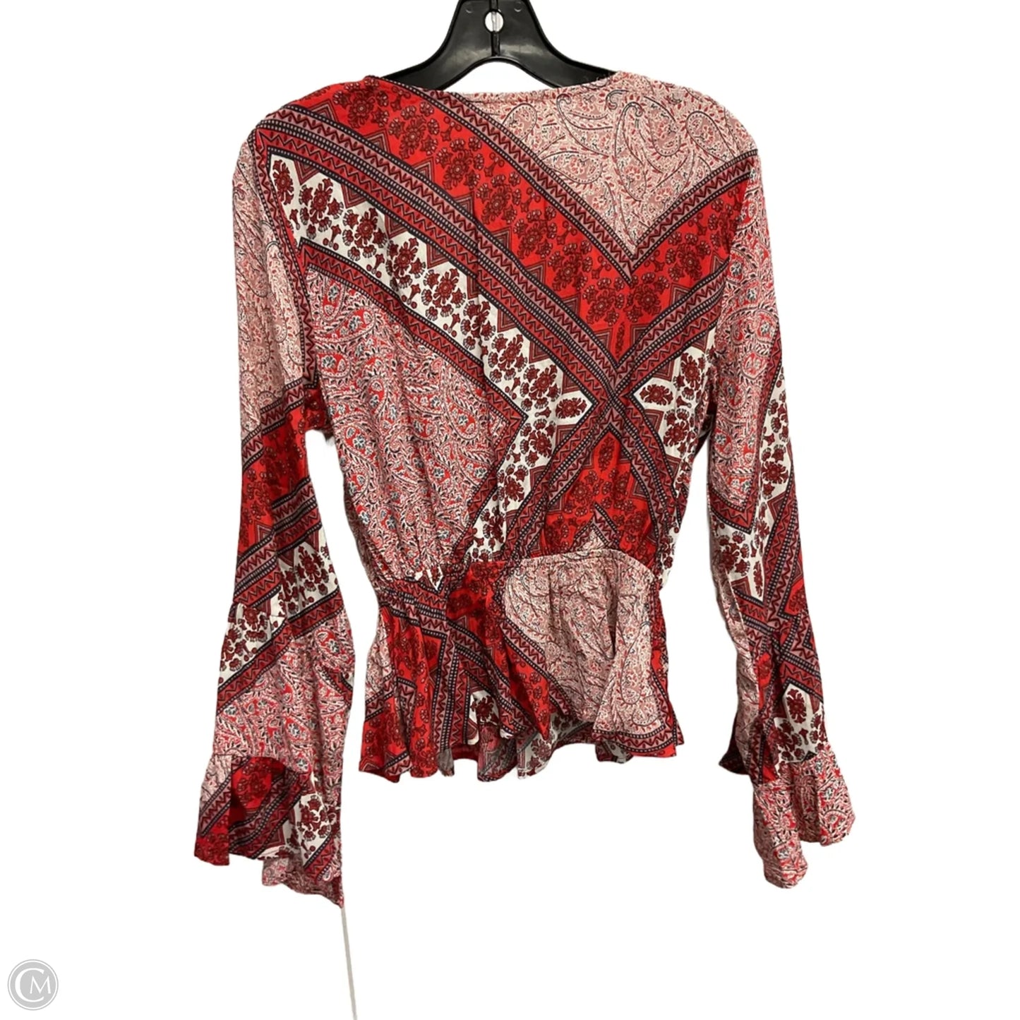 Top Long Sleeve By Easel In Multi-colored, Size: S